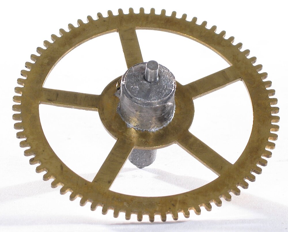 Westclox Big Ben Style 1 Nickel. Time gear 1 (mainwheel)