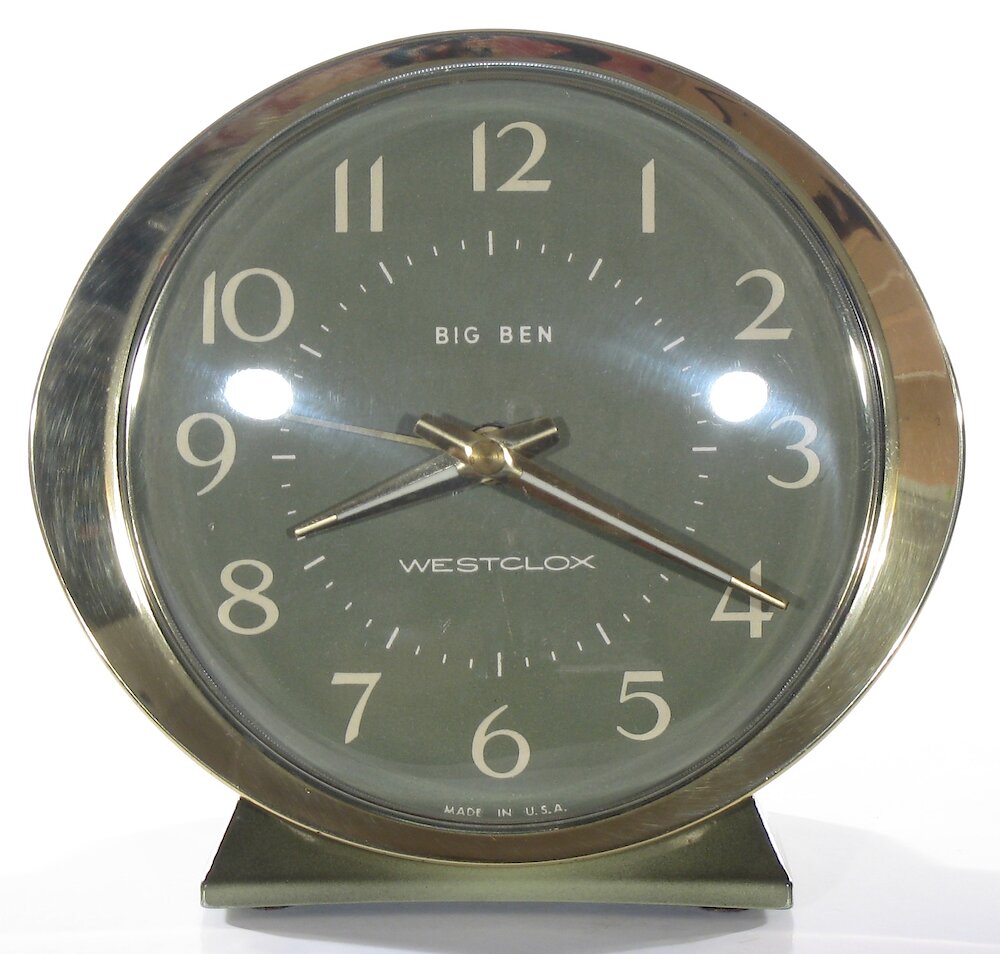 Westclox Big Ben Style 8 Fashion Brite Shaded Avocado. Westclox Big Ben Style 8 Fashion Brite Shaded Avocado Clock Example Photo