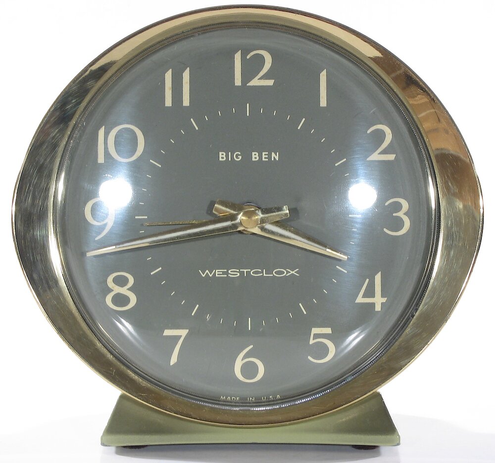 Westclox Big Ben Style 8 Fashion Brite Shaded Avocado. Westclox Big Ben Style 8 Fashion Brite Shaded Avocado Clock Example Photo