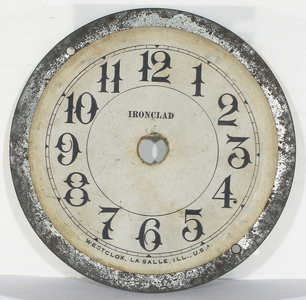 Westclox Ironclad Gunmetal. Westclox Ironclad Gunmetal Clock Example Photo