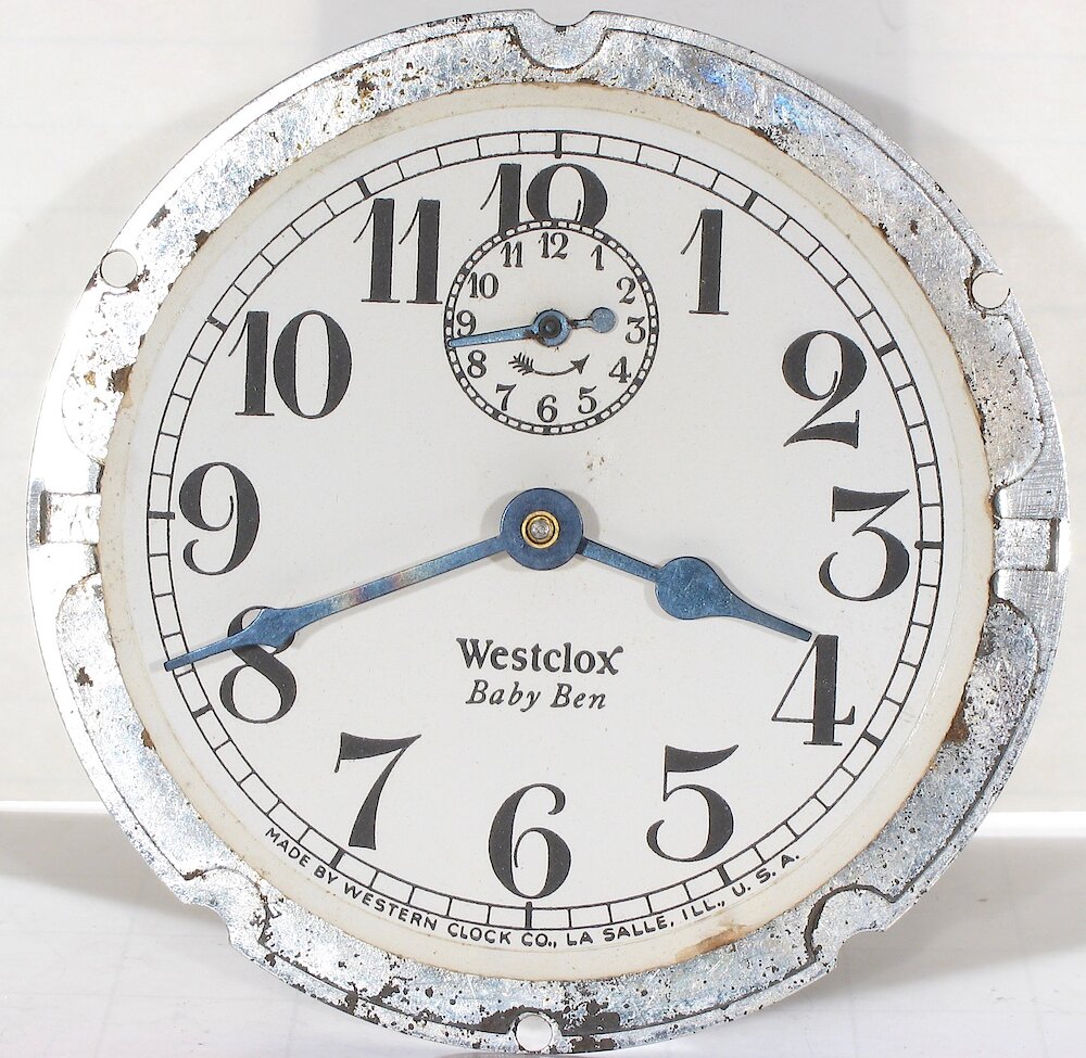 Westclox Baby Ben Style 1 Non Luminous. Westclox Baby Ben Style 1 Non Luminous Clock Example Photo