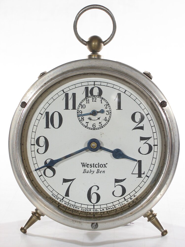 Westclox Baby Ben Style 1 Non Luminous. Westclox Baby Ben Style 1 Non Luminous Clock Example Photo