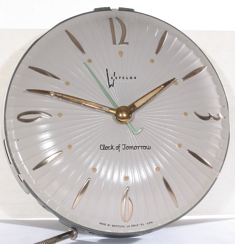 Westclox Clock Of Tomorrow White. Westclox Clock Of Tomorrow White Clock Example Photo