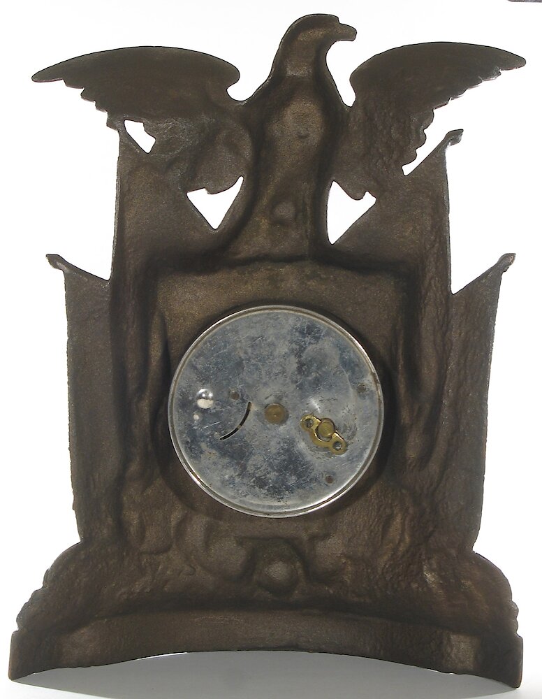 American Eagle And Shield Cast Front. American Eagle And Shield Cast Front Clock Example Photo