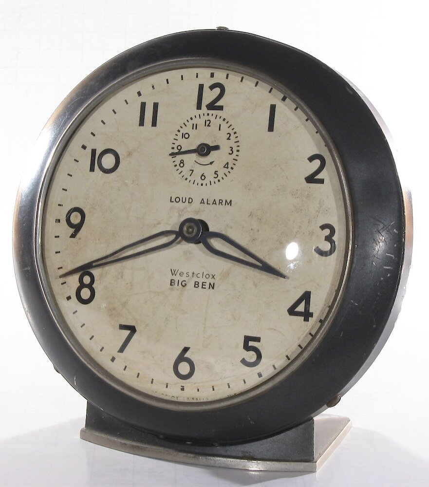 Westclox Big Ben Style 6 Loud Alarm Black Plain. Westclox Big Ben Style 6 Loud Alarm Black Plain Clock Example Photo