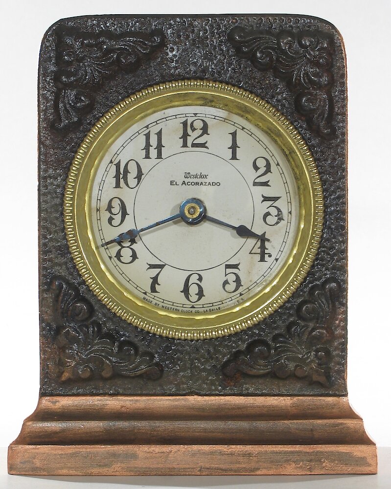 Westclox Ironclad Gunmetal. Westclox Ironclad Gunmetal Clock Example Photo