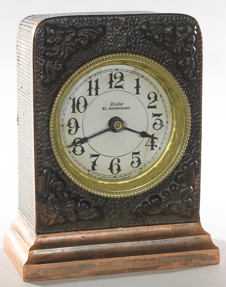 Westclox Ironclad Gunmetal. Westclox Ironclad Gunmetal Clock Example Photo