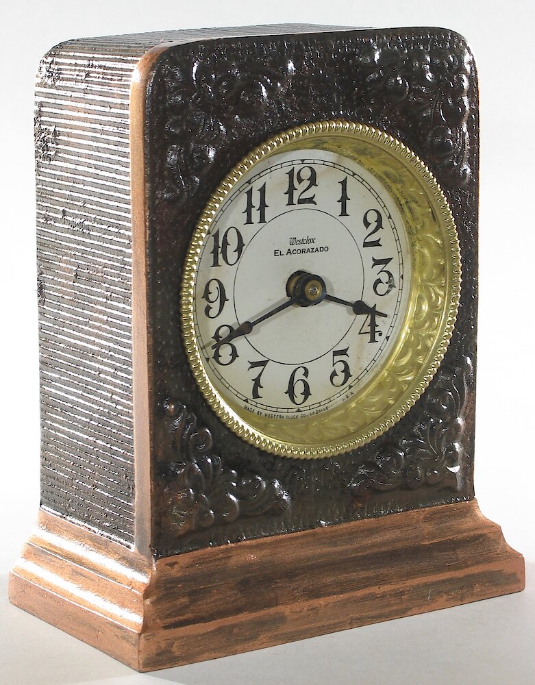 Westclox Ironclad Gunmetal. Westclox Ironclad Gunmetal Clock Example Photo