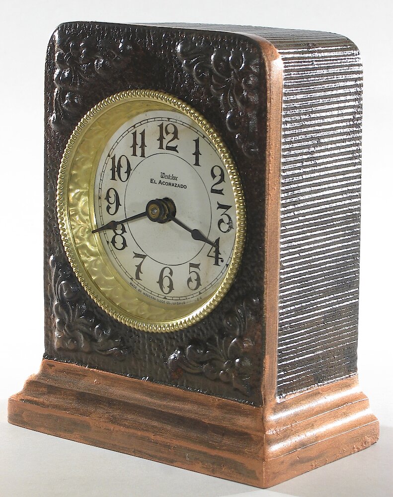 Westclox Ironclad Gunmetal. Westclox Ironclad Gunmetal Clock Example Photo