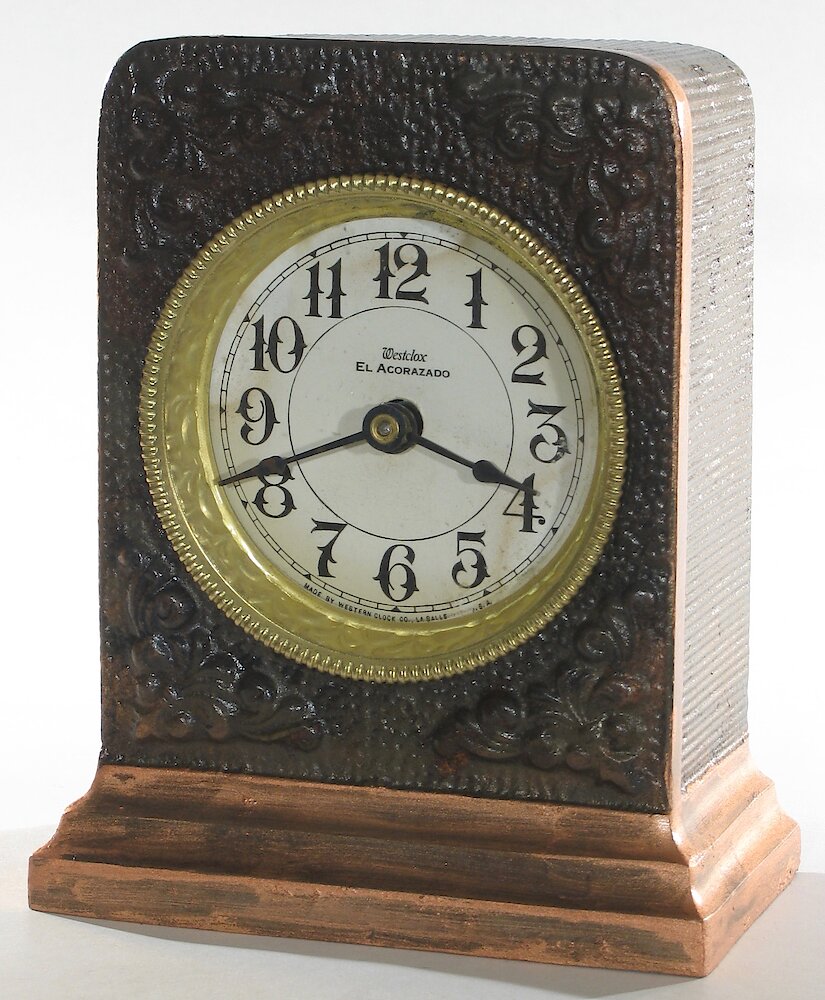 Westclox Ironclad Gunmetal. Westclox Ironclad Gunmetal Clock Example Photo