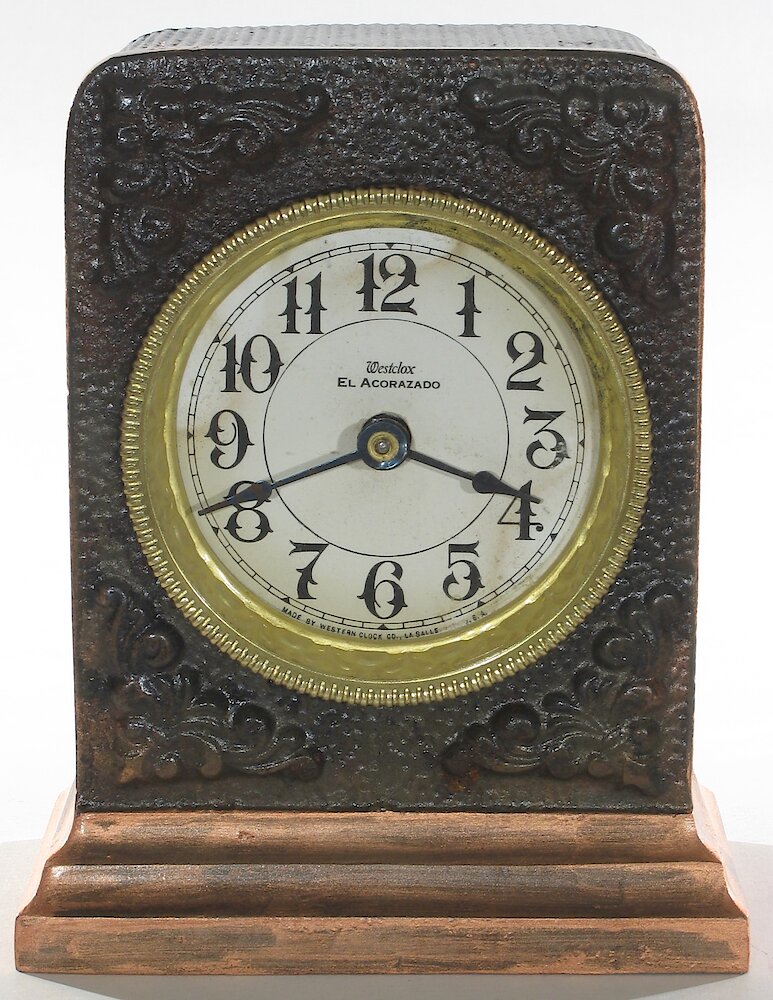 Westclox Ironclad Gunmetal. Westclox Ironclad Gunmetal Clock Example Photo