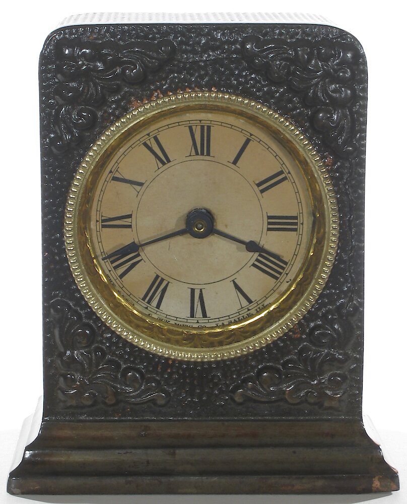 Westclox F W Gunmetal. Westclox F W Gunmetal Clock Example Photo