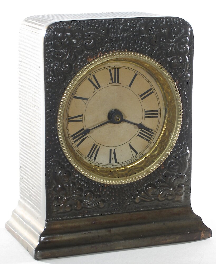 Westclox F W Gunmetal. Westclox F W Gunmetal Clock Example Photo