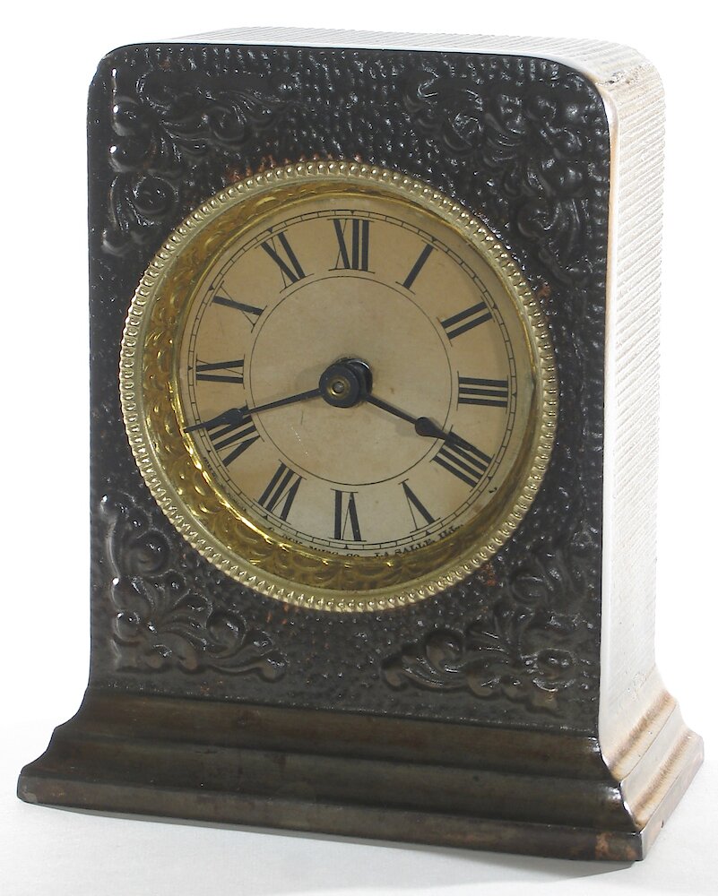 Westclox F W Gunmetal. Westclox F W Gunmetal Clock Example Photo