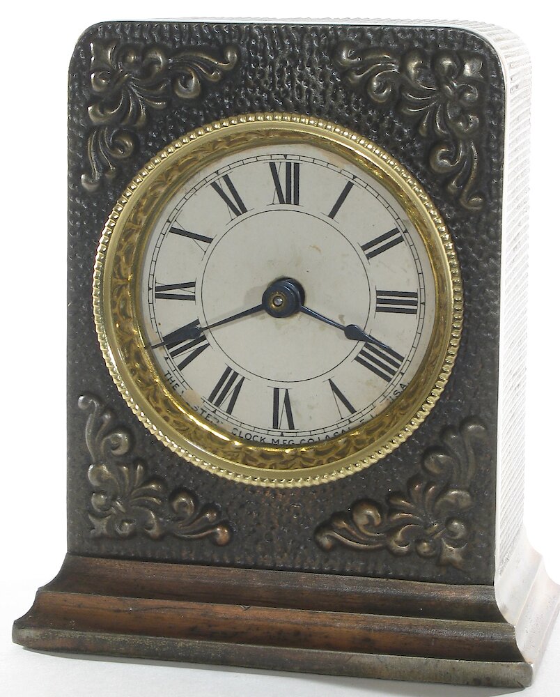 Westclox F W Gunmetal. Westclox F W Gunmetal Clock Example Photo