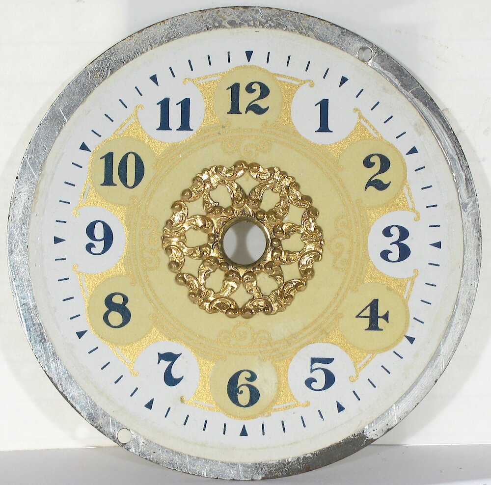 Golden Novelty Large Vendome 3 Inch Dial. Golden Novelty Large Vendome 3 Inch Dial Clock Example Photo