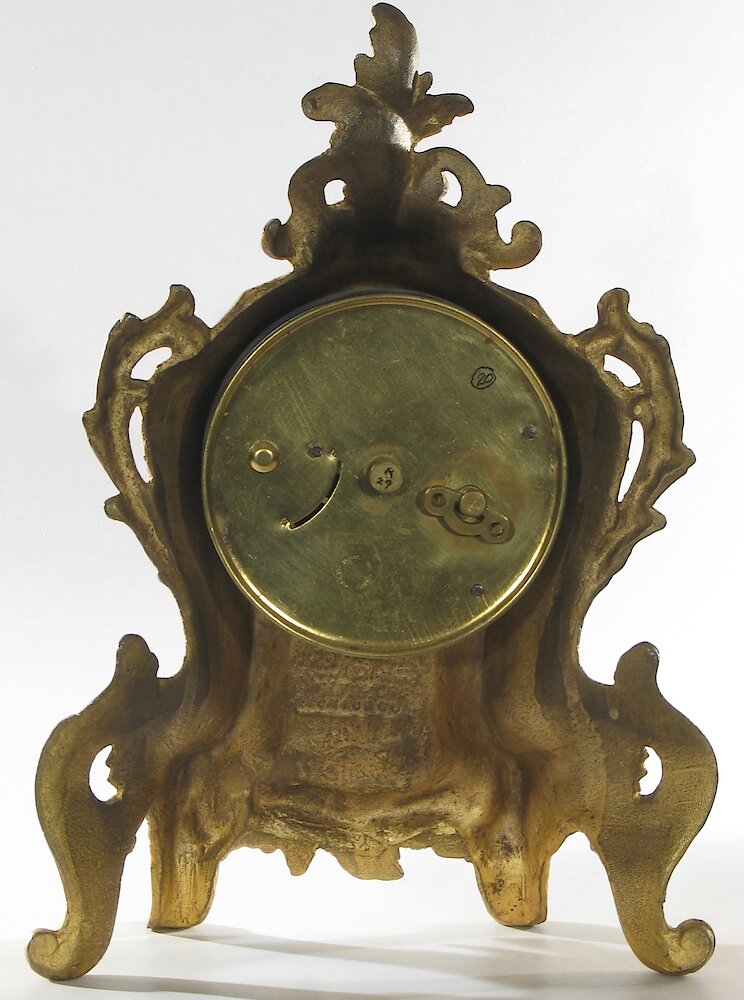 Golden Novelty Large Vendome 3 Inch Dial. Golden Novelty Large Vendome 3 Inch Dial Clock Example Photo