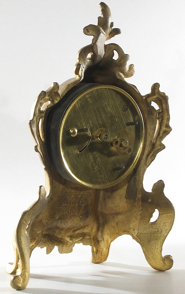 Golden Novelty Large Vendome 3 Inch Dial. Golden Novelty Large Vendome 3 Inch Dial Clock Example Photo