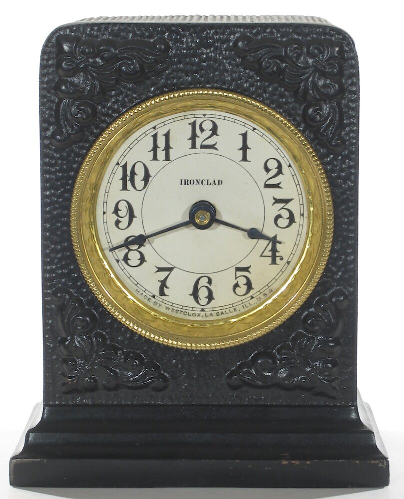 Westclox Ironclad Black. Westclox Ironclad Black Clock Example Photo