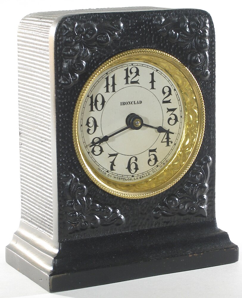 Westclox Ironclad Black. Westclox Ironclad Black Clock Example Photo