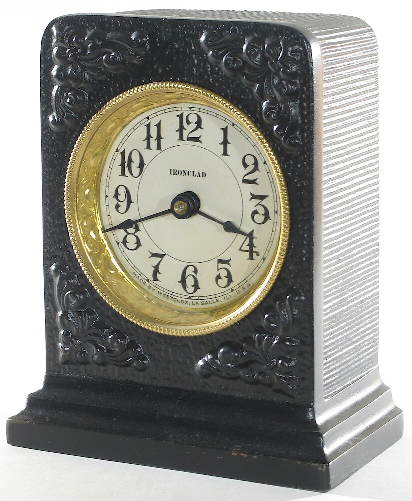 Westclox Ironclad Black. Westclox Ironclad Black Clock Example Photo