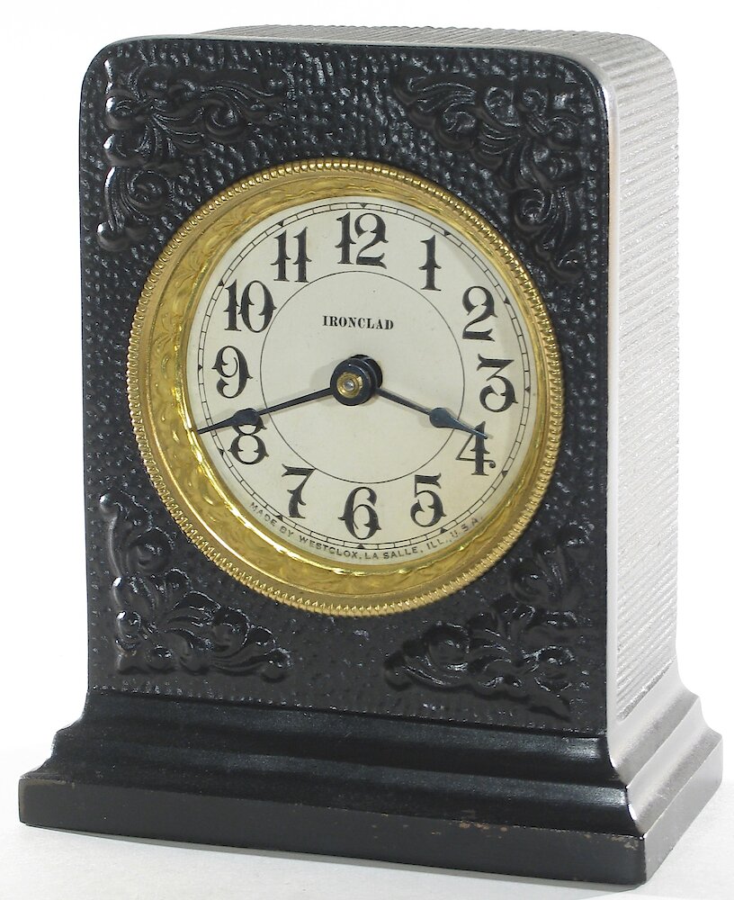 Westclox Ironclad Black. Westclox Ironclad Black Clock Example Photo