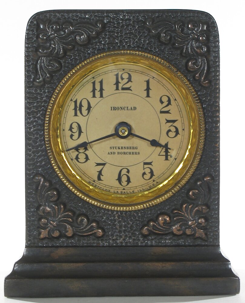 Westclox Ironclad Gunmetal. Westclox Ironclad Gunmetal Clock Example Photo