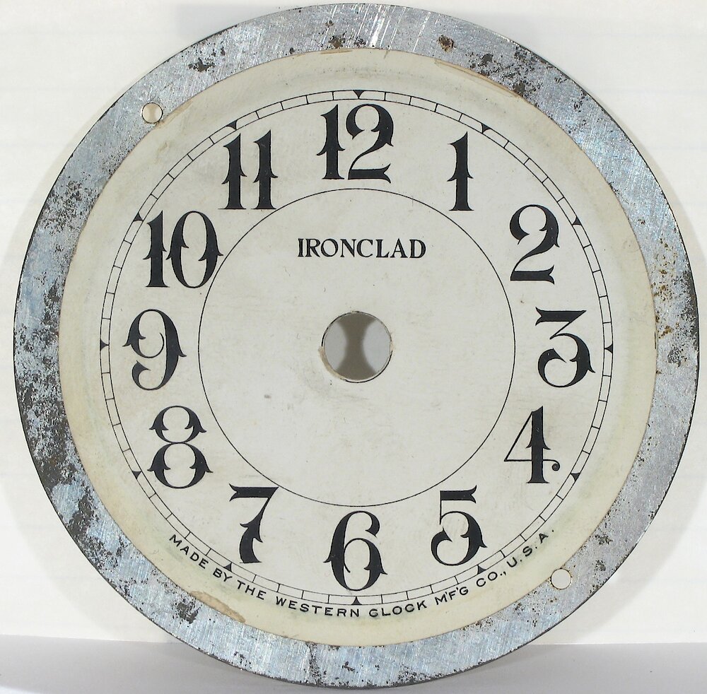 Westclox Ironclad Gunmetal. Westclox Ironclad Gunmetal Clock Example Photo