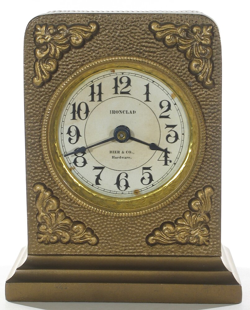 Westclox Ironclad Gold. Westclox Ironclad Gold Clock Example Photo