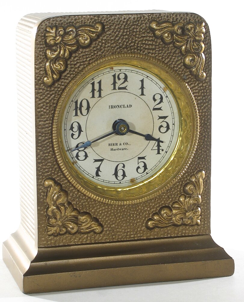 Westclox Ironclad Gold. Westclox Ironclad Gold Clock Example Photo