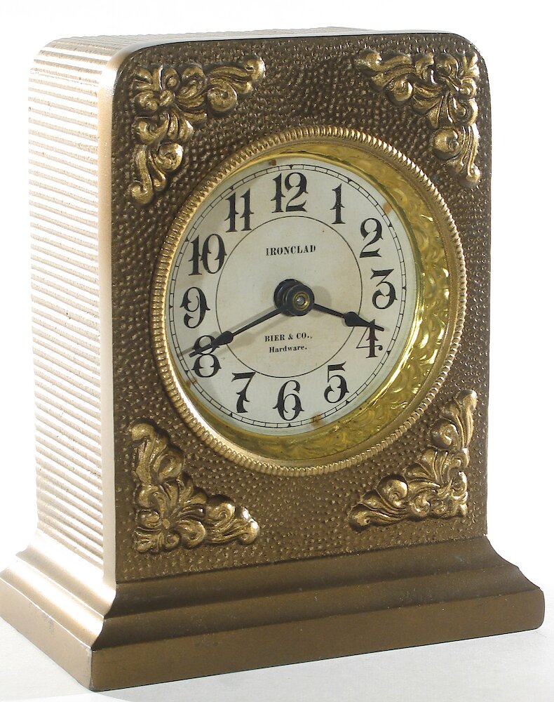 Westclox Ironclad Gold. Westclox Ironclad Gold Clock Example Photo