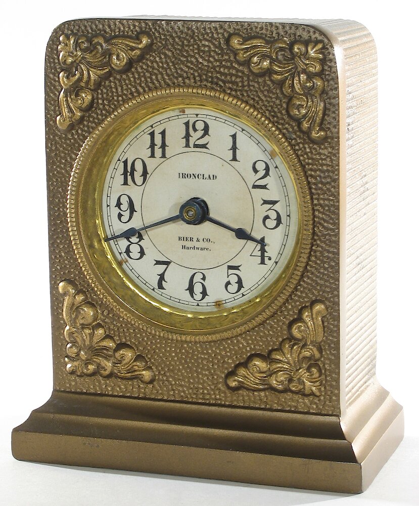 Westclox Ironclad Gold. Westclox Ironclad Gold Clock Example Photo