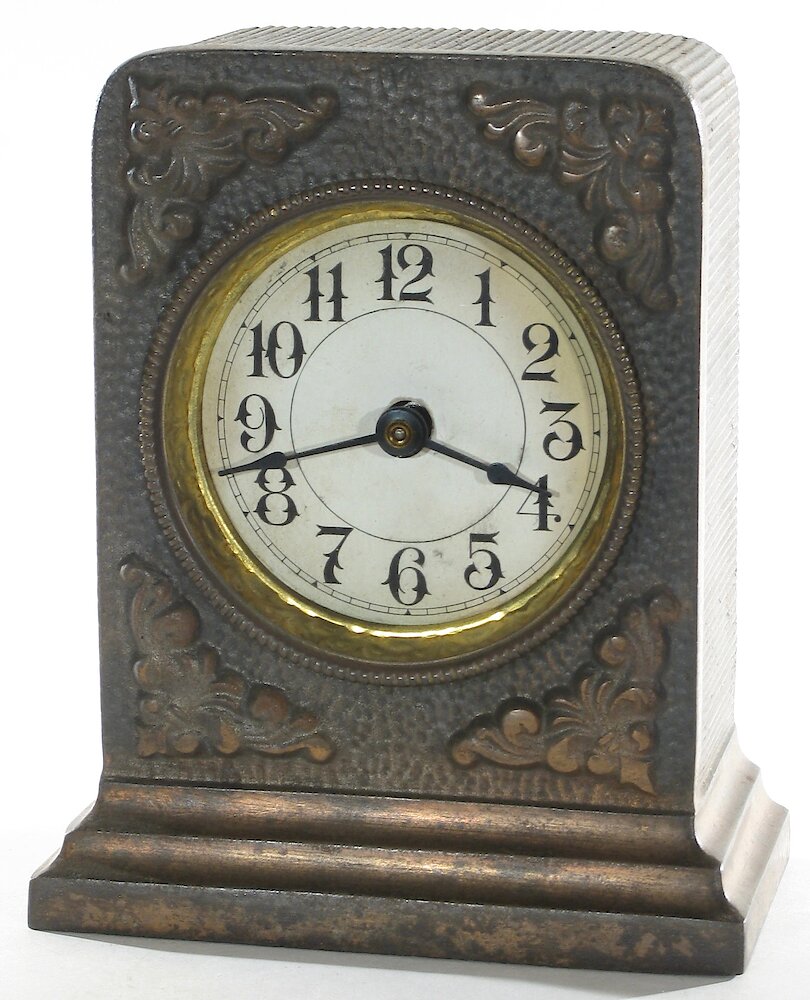 Westclox Ironclad Gunmetal. Westclox Ironclad Gunmetal Clock Example Photo