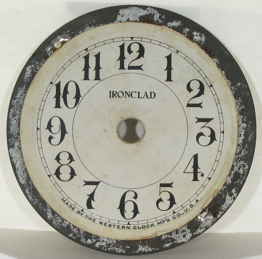 Westclox Ironclad Gunmetal. Westclox Ironclad Gunmetal Clock Example Photo