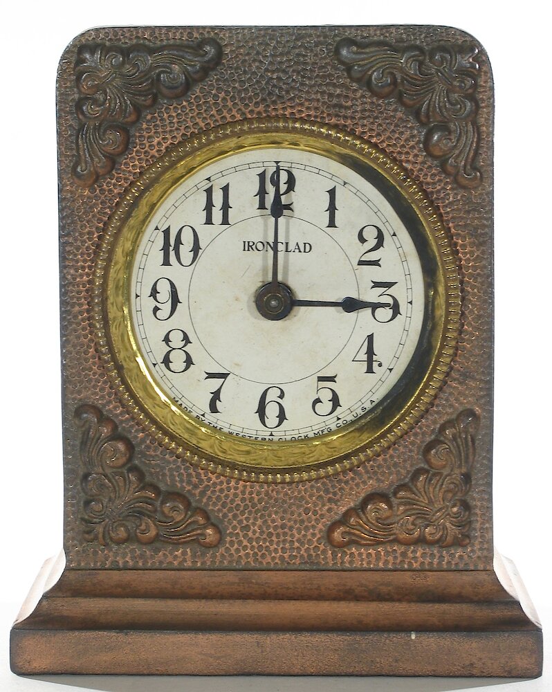 Westclox Ironclad Gunmetal. Westclox Ironclad Gunmetal Clock Example Photo