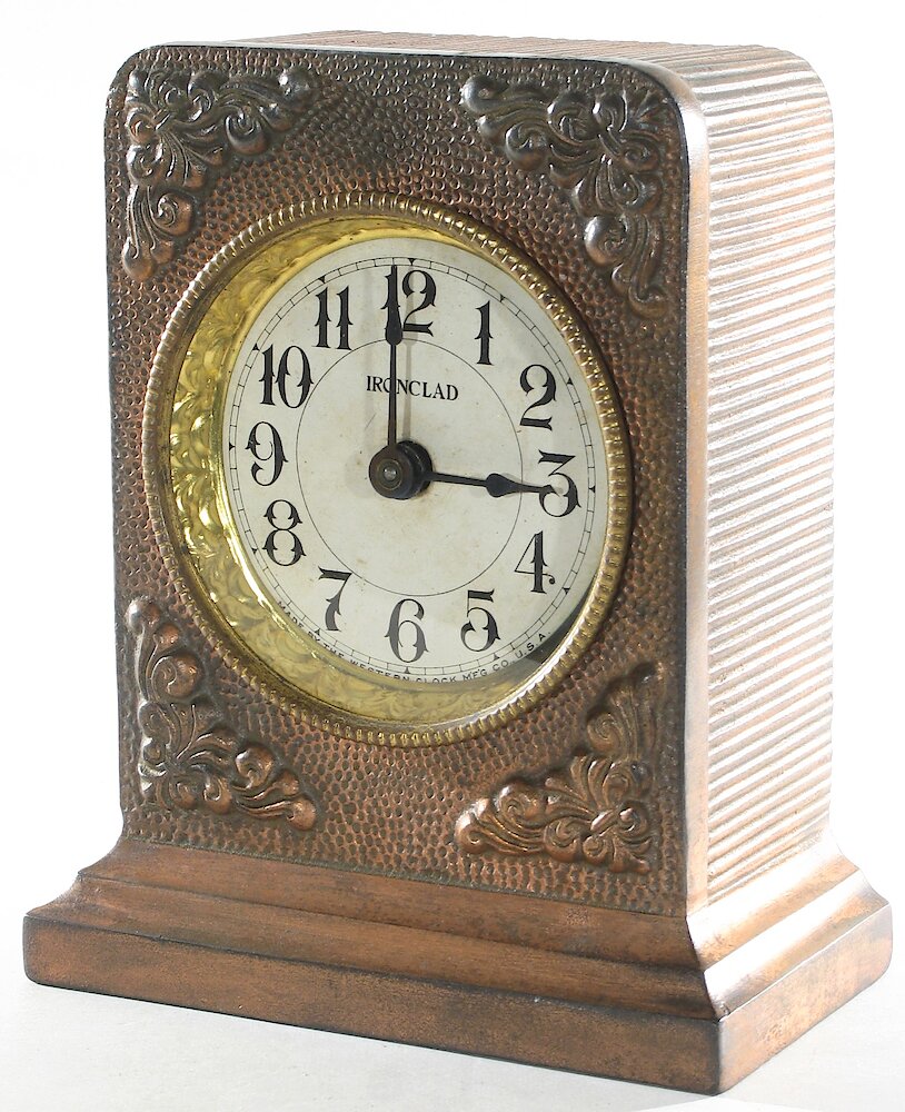 Westclox Ironclad Gunmetal. Westclox Ironclad Gunmetal Clock Example Photo