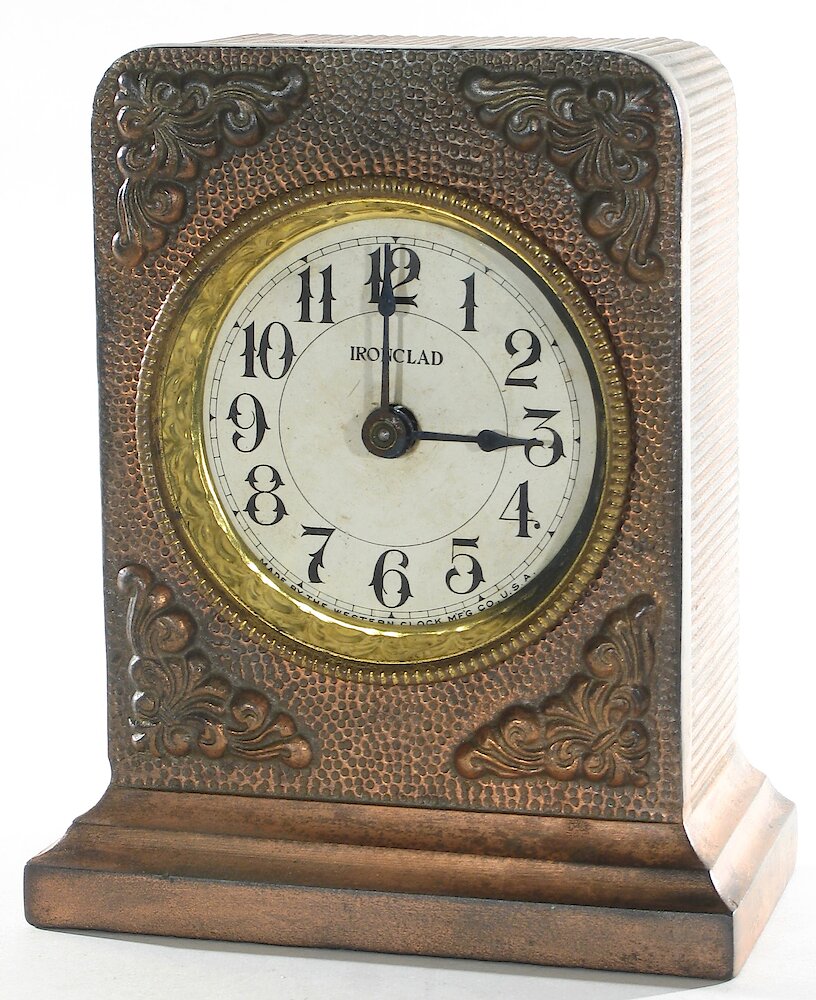 Westclox Ironclad Gunmetal. Westclox Ironclad Gunmetal Clock Example Photo