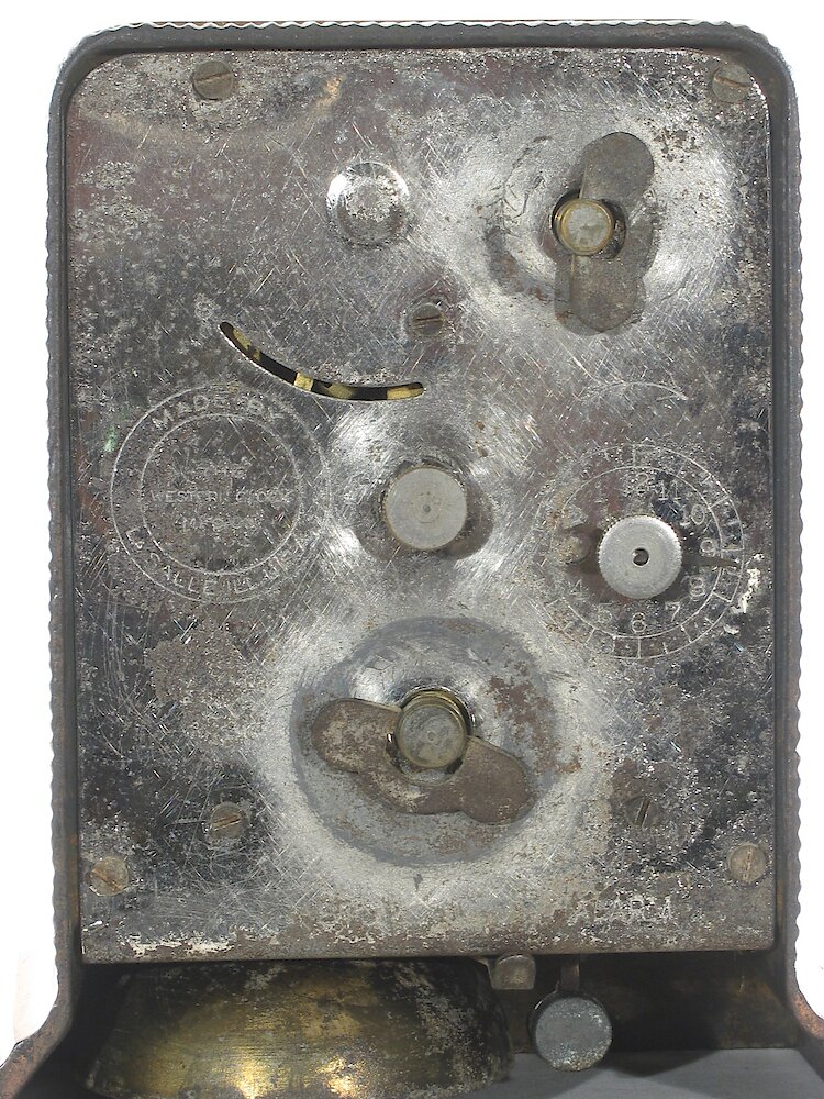 Westclox Ironclad Gunmetal. Westclox Ironclad Gunmetal Clock Example Photo