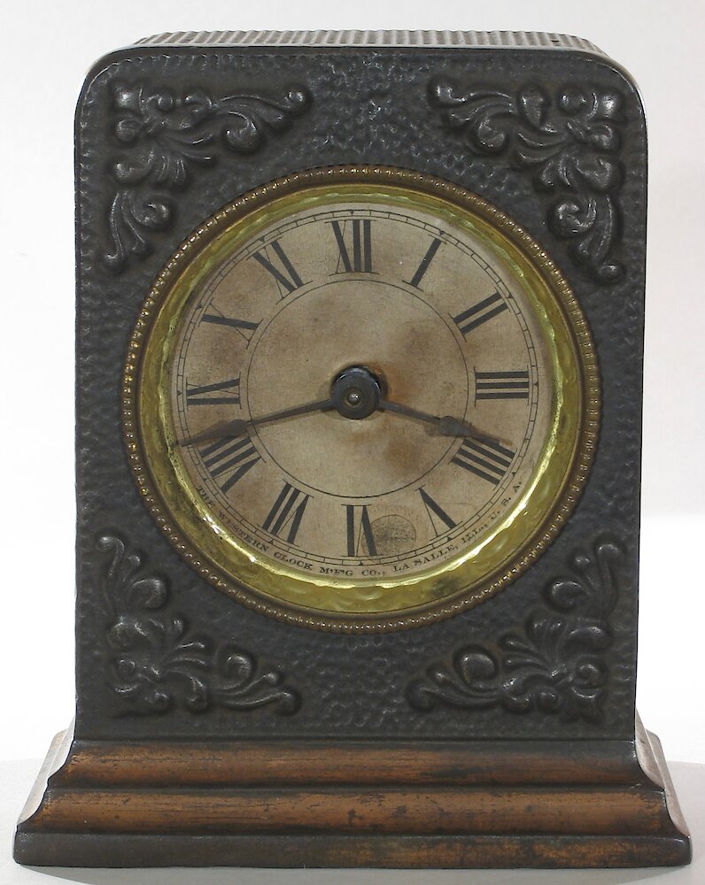 Westclox F W Gunmetal. Westclox F W Gunmetal Clock Example Photo