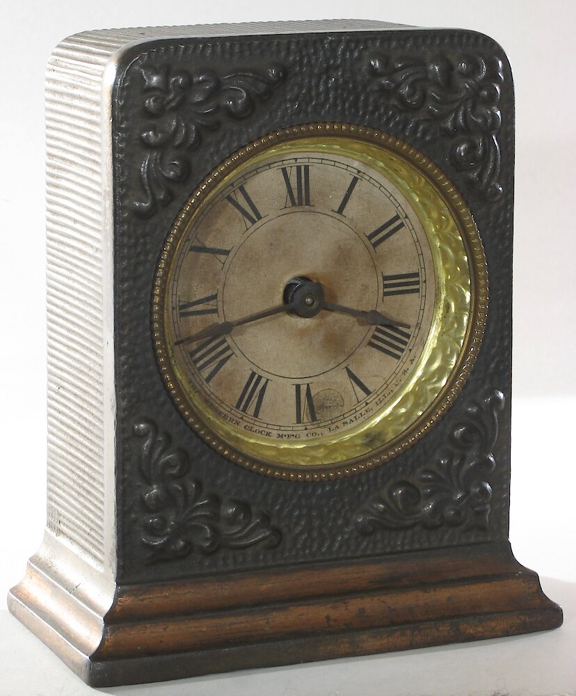 Westclox F W Gunmetal. Westclox F W Gunmetal Clock Example Photo