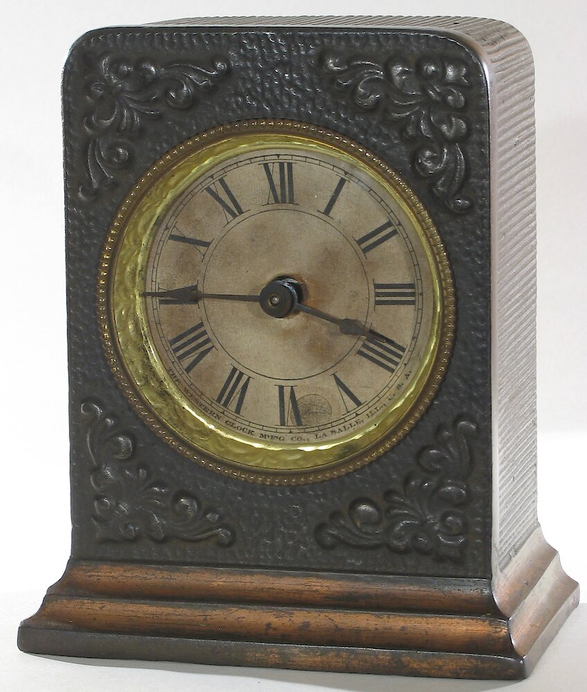 Westclox F W Gunmetal. Westclox F W Gunmetal Clock Example Photo