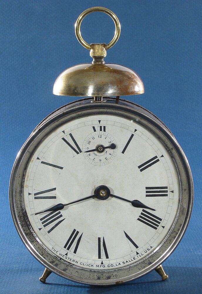 Westclox America Style 1 Nickel. Westclox America Style 1 Nickel Clock Example Photo