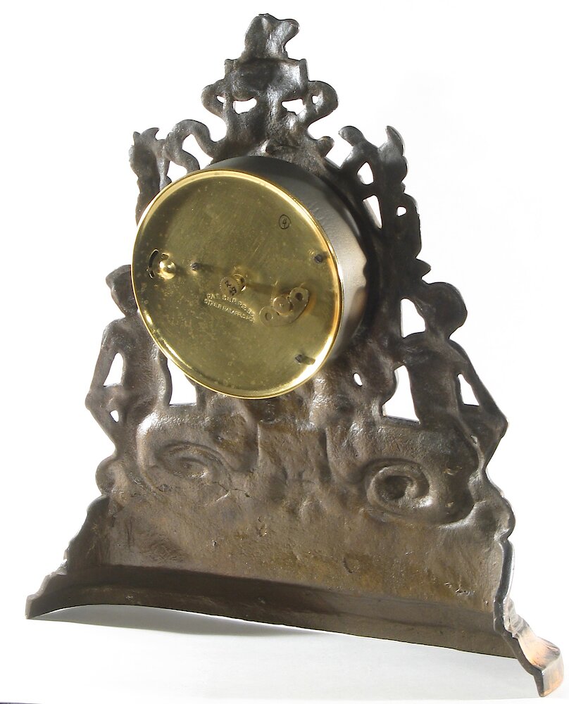 Regent Children And Scrollwork Cast Front. Regent Children And Scrollwork Cast Front Clock Example Photo