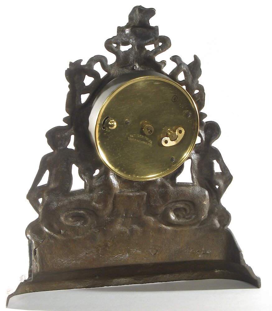 Regent Children And Scrollwork Cast Front. Regent Children And Scrollwork Cast Front Clock Example Photo