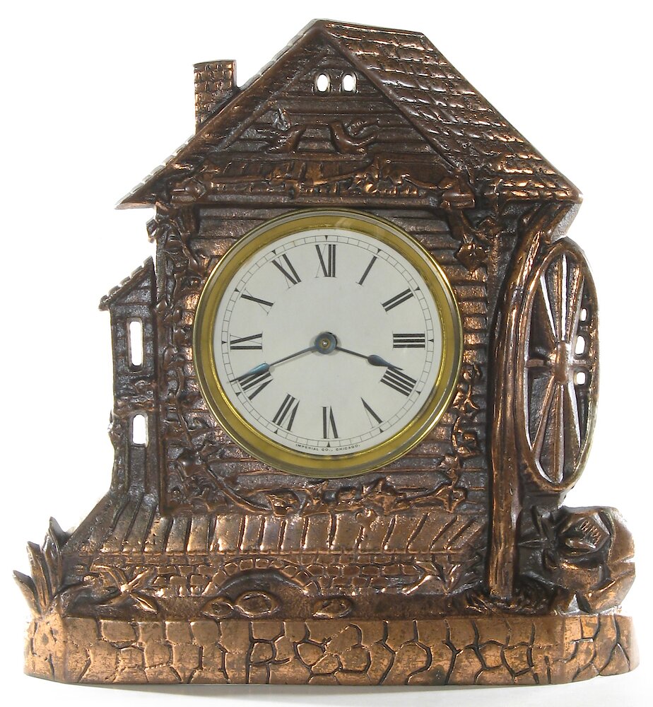 Imperial Mill Cast Front. Imperial Mill Cast Front Clock Example Photo