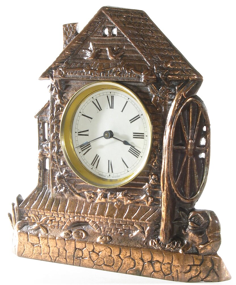 Imperial Mill Cast Front. Imperial Mill Cast Front Clock Example Photo