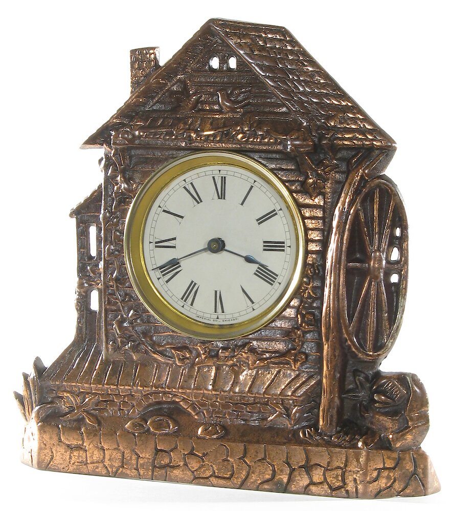 Imperial Mill Cast Front. Imperial Mill Cast Front Clock Example Photo