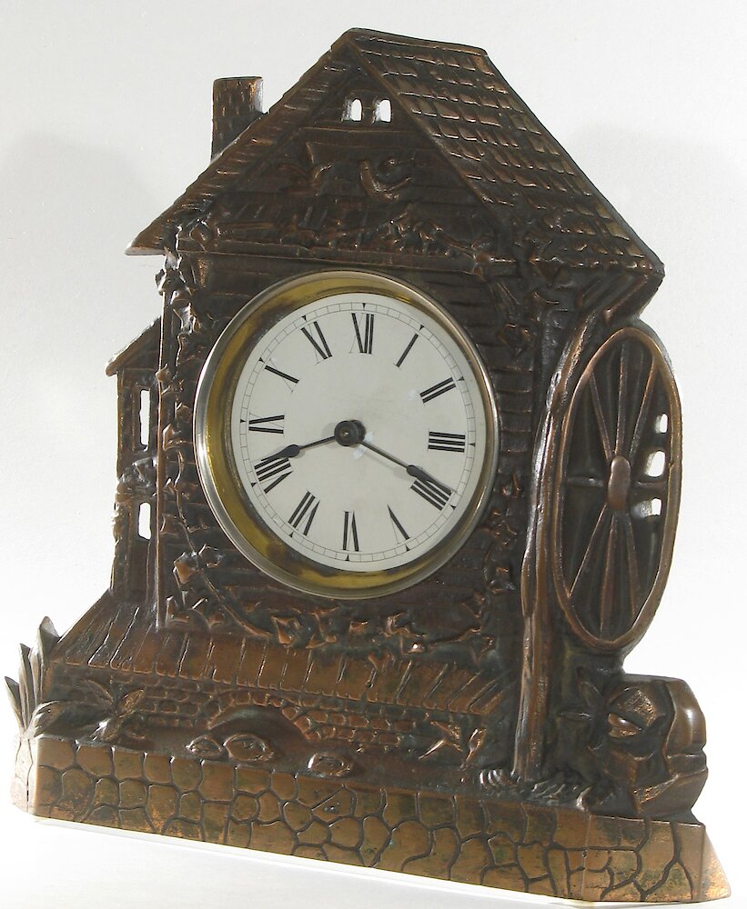 Imperial Mill Cast Front. Imperial Mill Cast Front Clock Example Photo