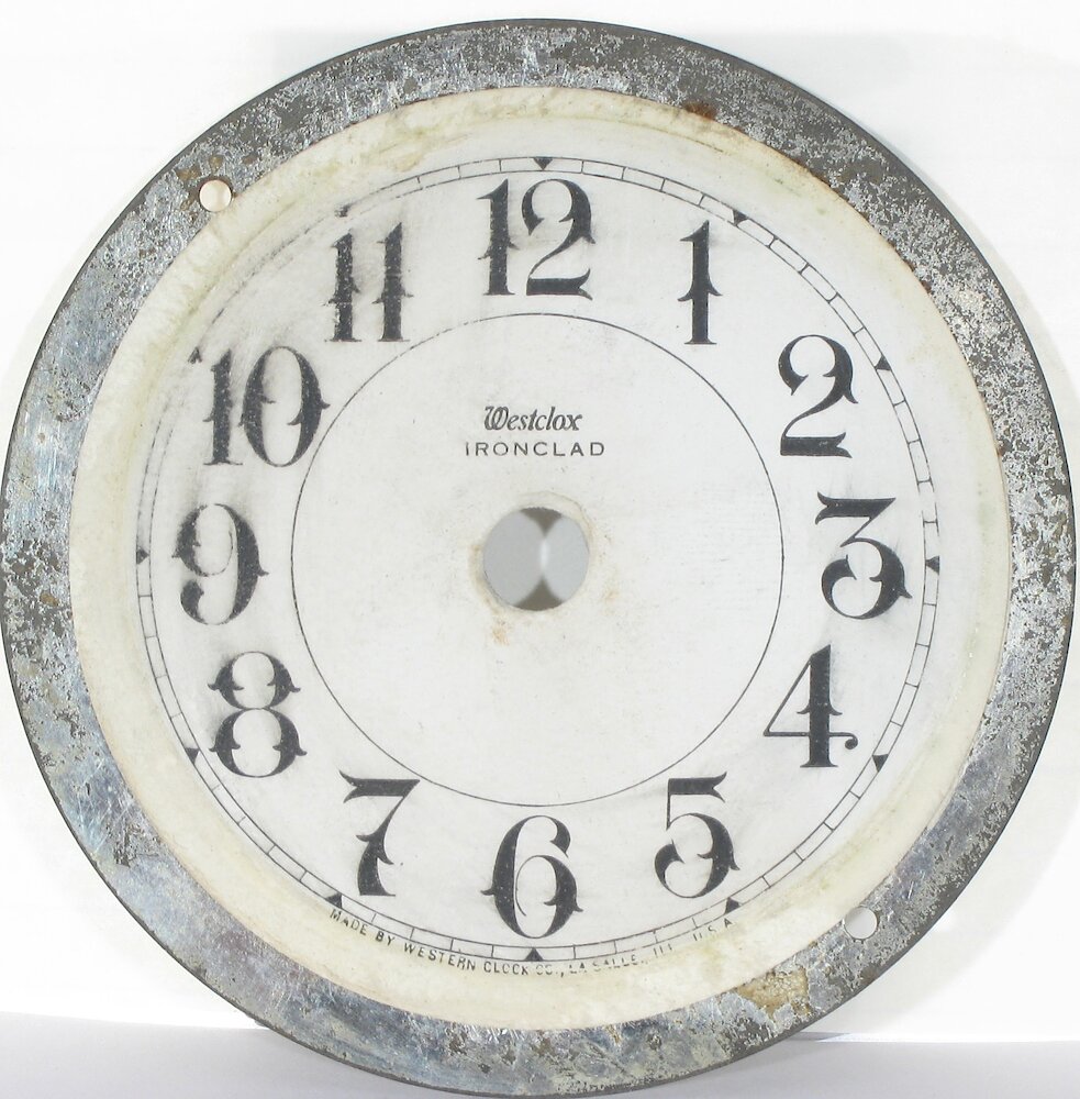 Westclox Ironclad Gunmetal. Westclox Ironclad Gunmetal Clock Example Photo