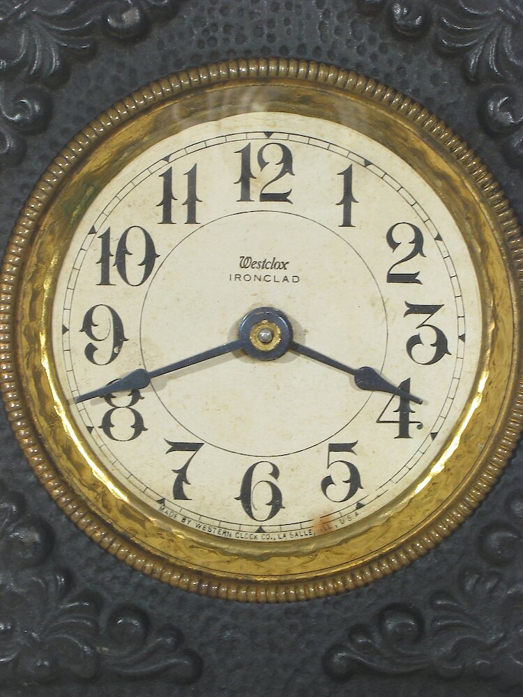 Westclox Ironclad Black. Westclox Ironclad Black Clock Example Photo